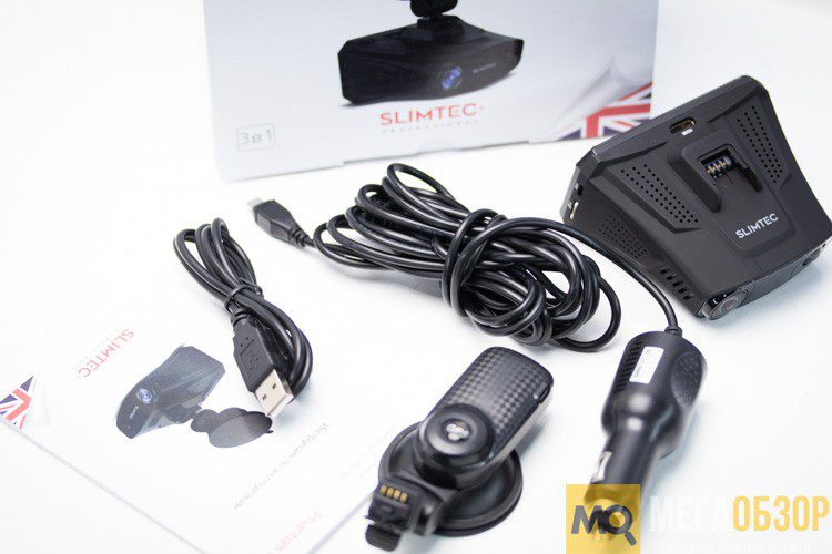 Обзор Slimtec Phantom A7. Комбо-видеорегистратор с SuperHD от megaobzor.com Видеорегистратора  Обзор